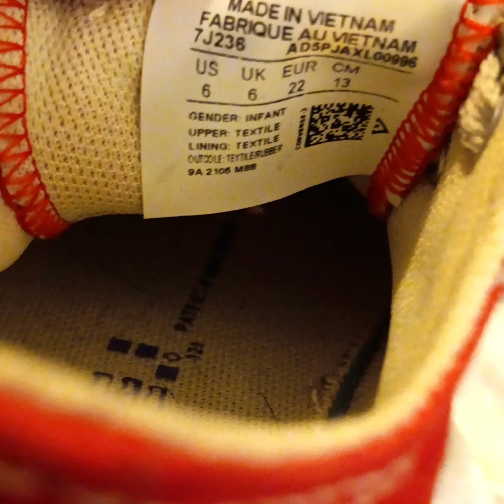 Converse Kids Red Canvas Sneakers